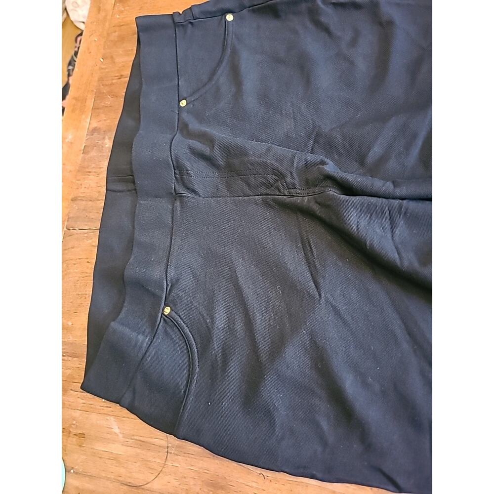 Michael Kors Women’s Black Pull On Pants, Elastic Waist Skinny Sz 3X Ankle - Picture 3 of 10